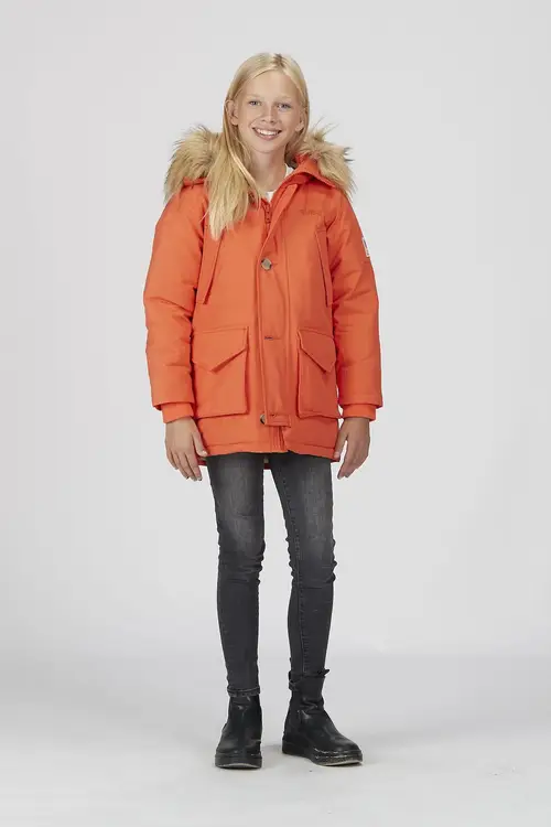 Svea Smith Vinterjakke, Strong Orange, 150