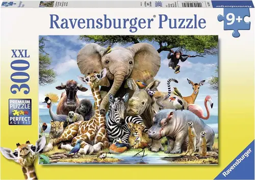 Ravensburger Puslespil Afrikanske Venner 300 Brikker