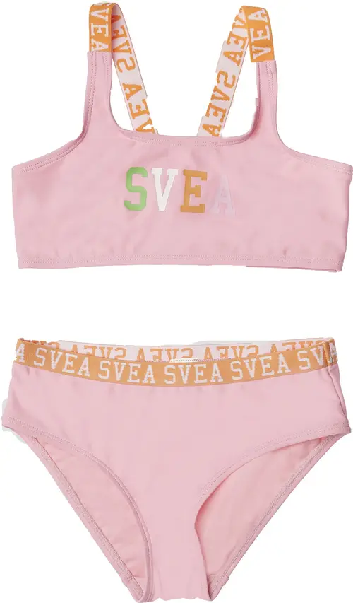 Svea Sporty Bikini, Pink, 160