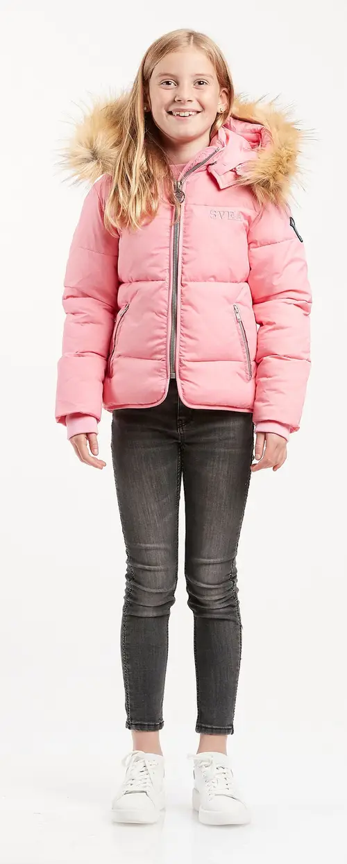 Svea Vinterjakke, Cool Pink, 110