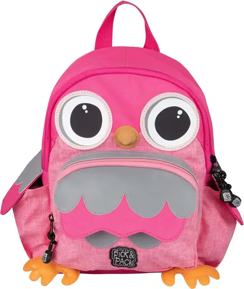 Pick &  Pack Owl Rygsæk 7L, Pink Melange