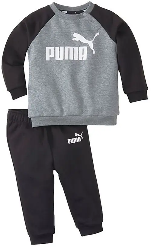 Puma Minicats ESS Raglan Sæt, Puma Black, 86