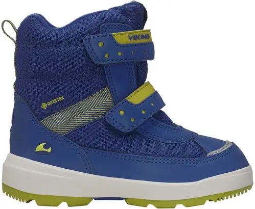 Viking Play High GTX R Warm Vinterstøvler, Cobolt/Lime, 22