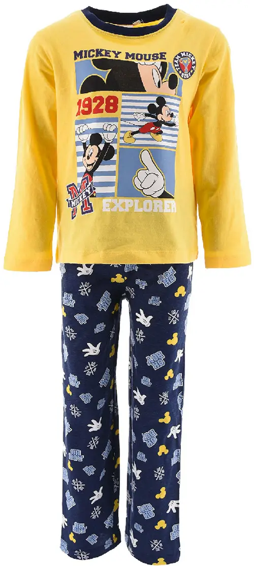 Disney Mickey Mouse Pyjamas, Yellow, 6 år