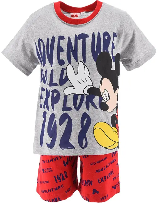 Disney Mickey Mouse Pyjamas, Grey, 8 år