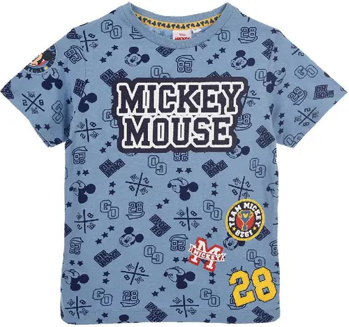 Disney T-Shirt Mickey Mouse, Blå, 8 år