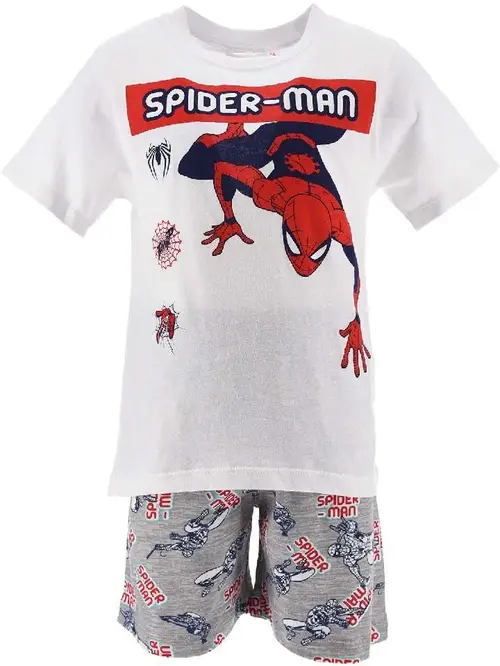 Marvel Spider-Man Pyjamas, Hvid, 8 år