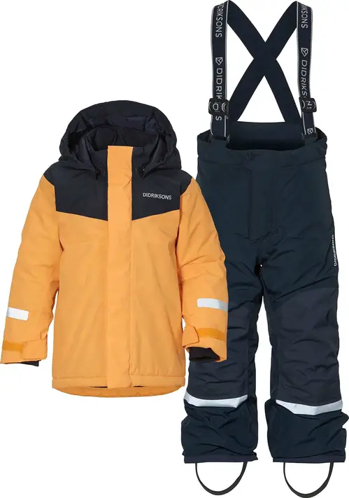 Didriksons Skare Skisæt, Fire Yellow, 90