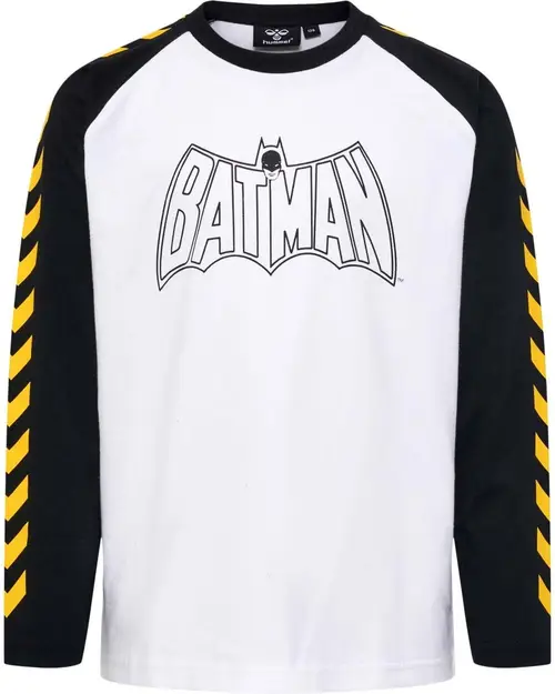 Hummel Batman Trøje, Bright White, 128, Børnetøj