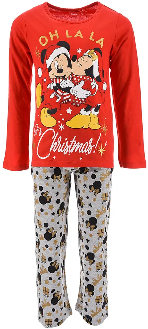 Disney Minnie Mouse Pyjamas, Rød, 4 år