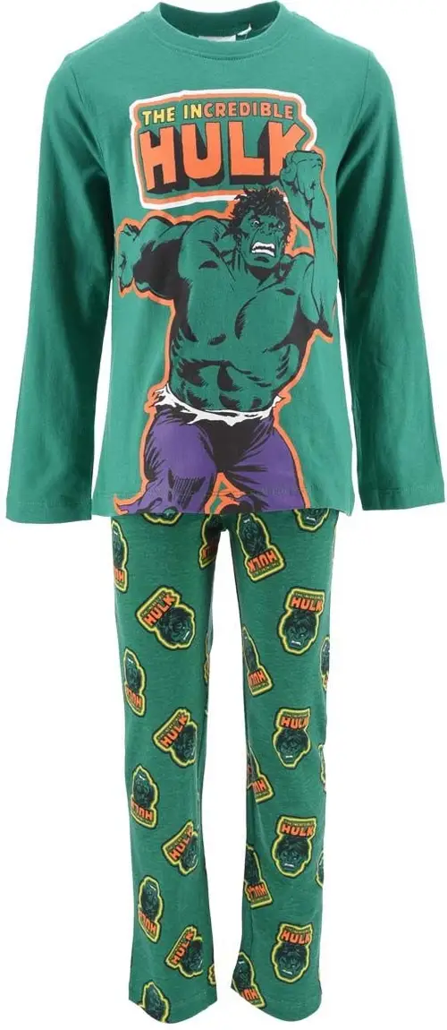 Marvel Avengers Classic Pyjamas, Green, 10 år