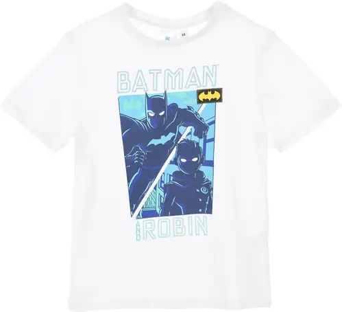 Batman T-shirt, White, 6 år