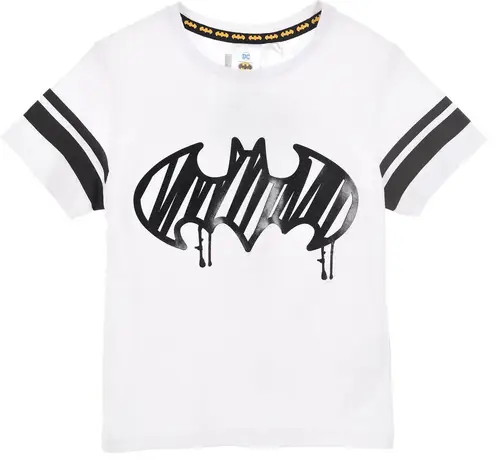 Batman T-shirt, White, 8 år