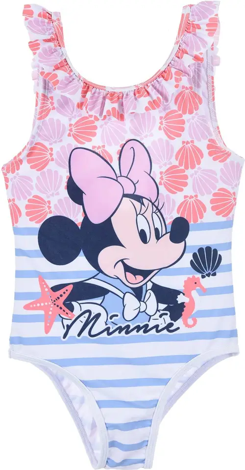 Disney Minnie Mouse Badedragt, Light Pink, 8 år