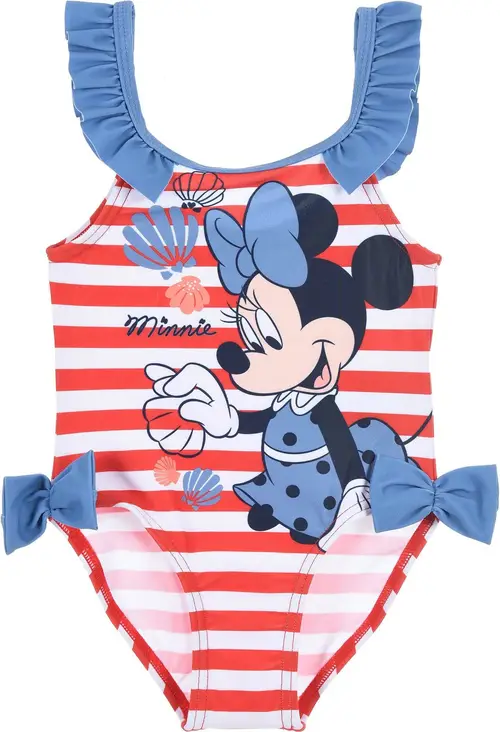 Disney Minnie Mouse Badedragt, Red, 12 mdr.