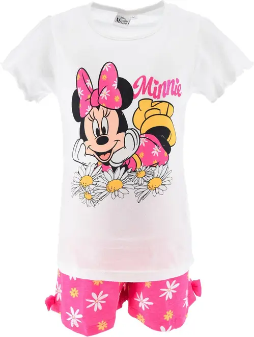 Disney Minnie Mouse Pyjamas, Hvid, 8 år