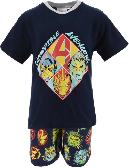 Marvel Avengers Classic Pyjamas, Navy