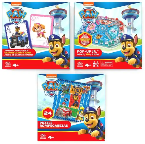 Paw Patrol Spil 3-pak