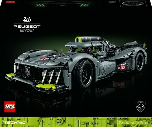 LEGO Technic 42156 PEUGEOT 9X8 24H Le Mans Hybrid Hypercar