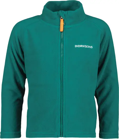 Didriksons Monte Fleecetrøje, Petrol Green, 90