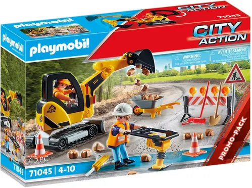 Playmobil 71045 City Action Vejarbejde Legesæt