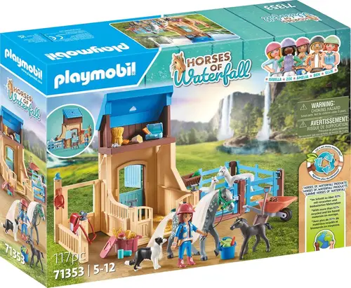 Playmobil 71353 Horses of Waterfall Byggesæt Amelia &  Whisper med Hesteboks