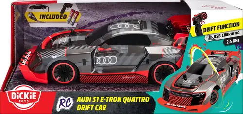 Dickie Toys Audi S1 E-Tron Quattro Drift Fjernstyret Bil