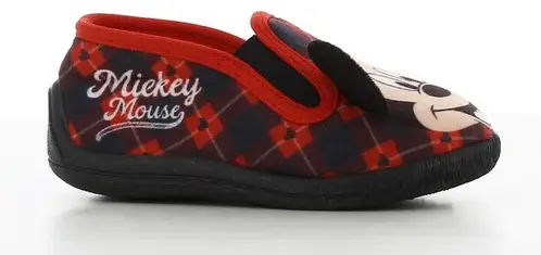 Disney Mickey Mouse Hjemmesko, Black/Red, 28