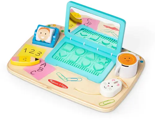 Melissa &  Doug Work &  Play Desktop Aktivitetstavle