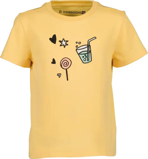 Didriksons Mynta T-shirt, Creamy Yellow, 80