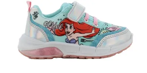 Disney Princess Blinkende Sneakers, Light Turkish Blue/Silver, 26