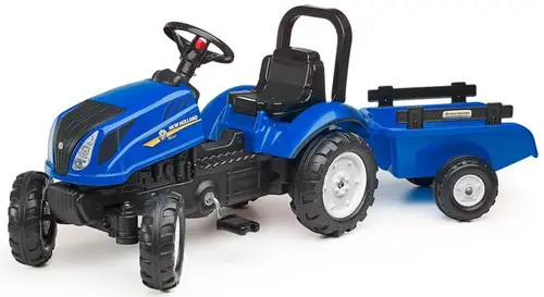 Falk New Holland T6 Traktor med Trailer