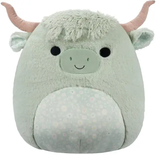 Squishmallows Fuzz A Mallows Bamse Iver Highland Cow 40 cm