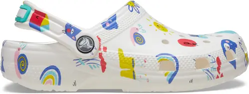 Crocs Classic Sko, Doodle Print, 19-20