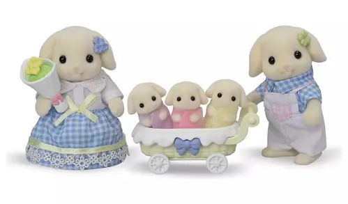 Sylvanian Families Figursæt Familien Kanin Flora