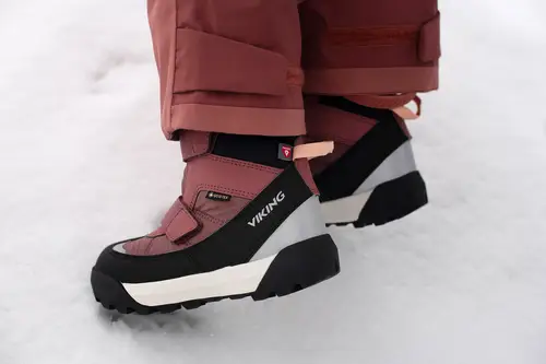 Viking Expower 2V GTX Vinterstøvler, Dark Pink, 28