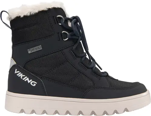 Viking Fleek Zip GTX Vinterstøvler, Sort, 33