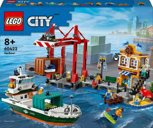 LEGO City 60422 Havnefront med fragtskib