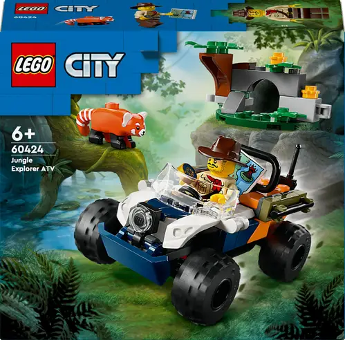 LEGO City 60424 Jungleeventyr – ATV og rød panda-mission