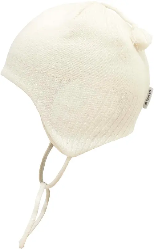 Devold HILDRE MERINO BEANIE BABY Hue, Offwhite