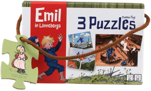 Barbo Toys Emil Fra Lønneberg Puslespil 3-i-1