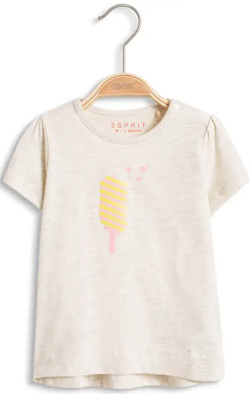 ESPRIT T-Shirt Ice Cream, Pastel Grey str. 62