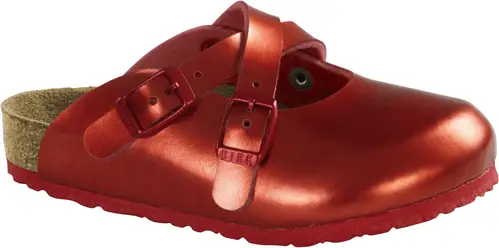 Birkenstock Dorian Hjemmesko, Metallic Red 30