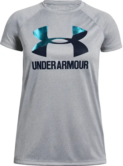 Under Armour Big Logo Tee Solid SS Træningstrøje, Steel XS