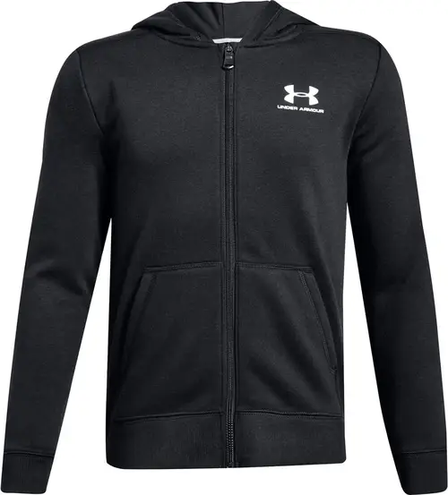 Under Armour Fleece FZ Hættetrøje, Black S