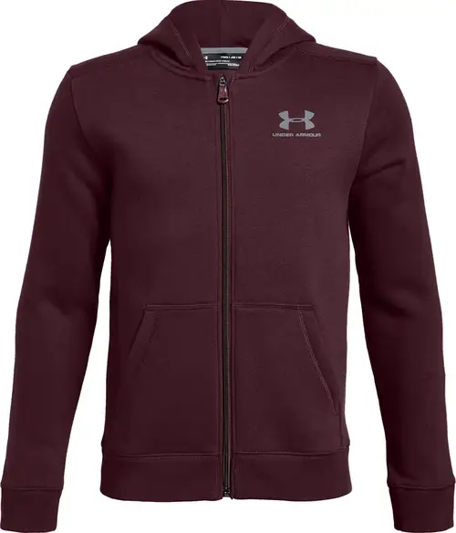 Under Armour Fleece FZ Hættetrøje, Red S