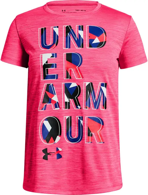 Under Armour Hybrid 2.0 Big Logo T-shirt, Penta Pink L