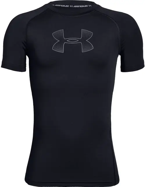 Under Armour HeatGear Short Sleeve Træningstrøje, Black S