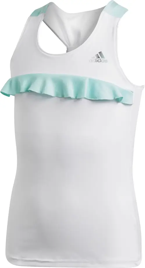 Adidas Girls Ribbon Tank Træningstop, White 164