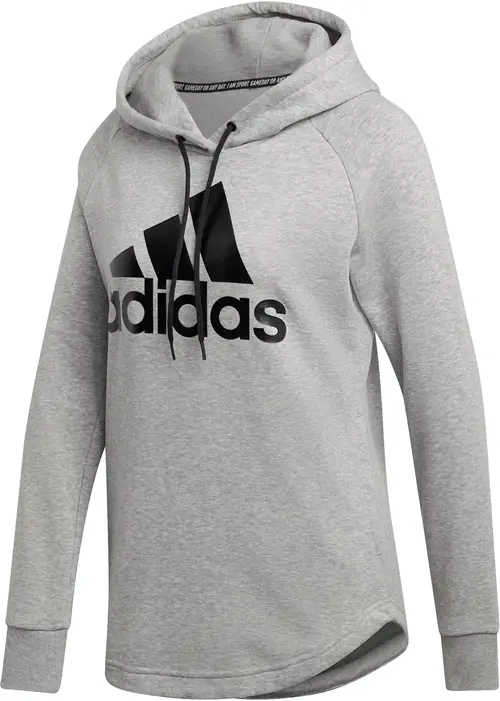 Adidas Must Have Badge Of Sport Hoodie Dame Grå